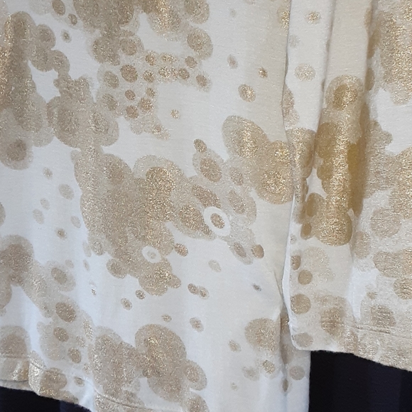 SAKS LIOR PARIS WHITE GOLD TOP NEW! - Picture 2 of 5